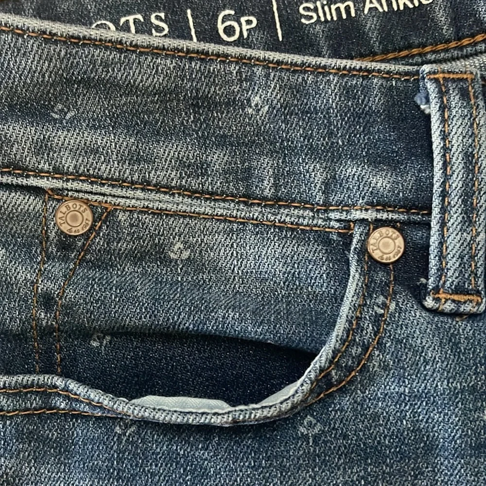 Talbots Blue Skinny Jeans Modern Fit - Picture 6 of 7